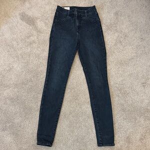 GAP Women's Universal High Rise Jegging Dark Wash Stretch Jeans Size 27, 4 Tall